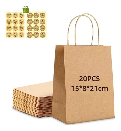 Bolsas De Papel Kraft Ecol Gicas Bolsas Embalaje Envio Pcs Env O Gratis