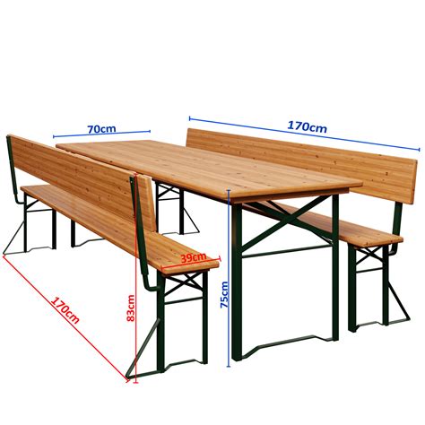Bierzeltgarnitur Mit Lehne Biertischgarnitur Festzeltgarnitur Biertisch