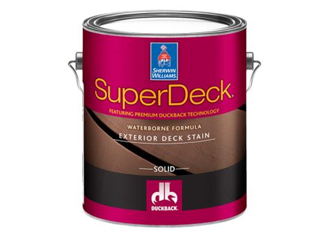 Sherwin Williams Superdeck Exterior Waterborne Solid Color Deck Wood Stain Review Consumer Reports