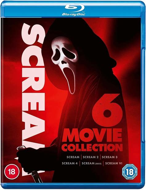 Scream 6 Movie Collection Blu Ray Region A And B And C Dvd Et Blu Ray