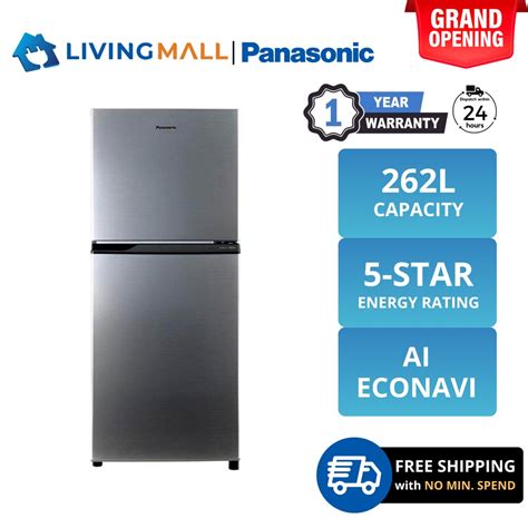 PANASONIC NR TV261 262L 5 STAR INVERTER ENERGY SAVING 2 DOOR TOP