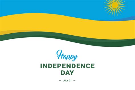 Rwanda Independence Day Vector Art At Vecteezy