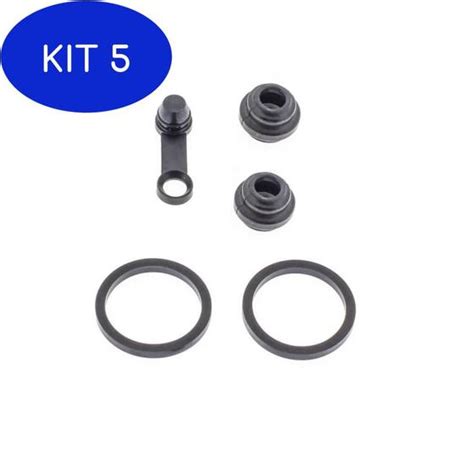 Kit 5 Reparo Pinça De Freio Cg Titan 125 150 Cbx Strada Aero Motobor