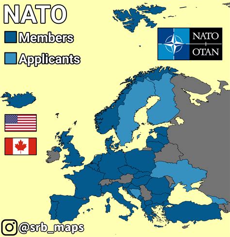 North Atlantic Treaty Organization Map