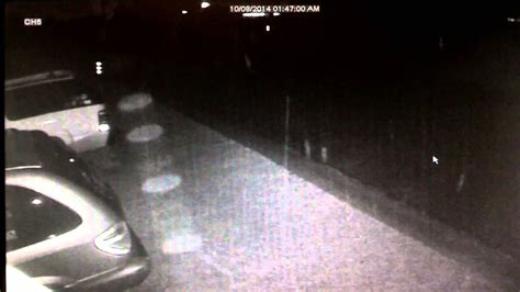 Paranormal Light Orbs Actual Night Vision Security Camera Footage