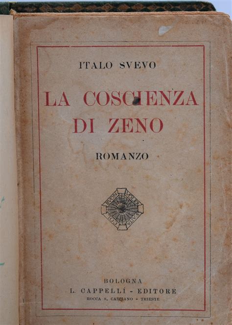 La Coscienza Di Zeno By Svevo Italo Condizioni Discrete Legatura