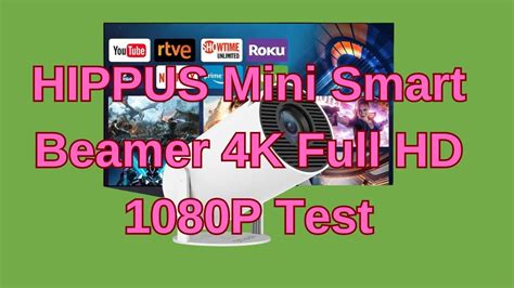 Hippus Mini Smart Beamer 4k Full Hd 1080p Test Youtube