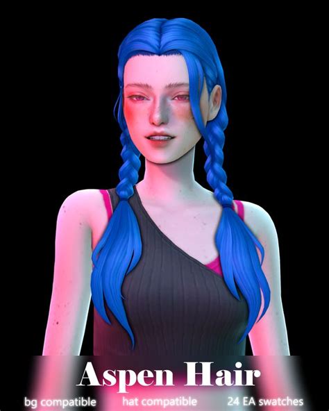 Aspen Hair Sunivaa In Sims Hair Sims Sims Mods