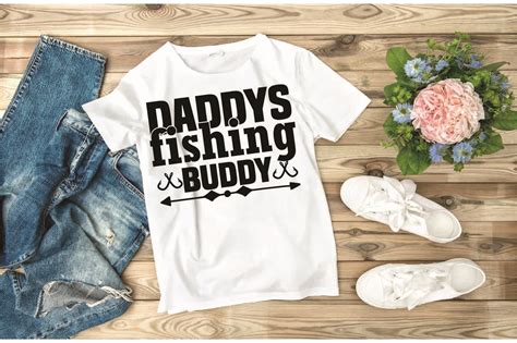 Fishing Svg Design Daddys Fishing Buddy Graphic By M GRAPHICS DESICN