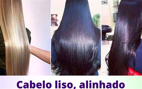 Cabelo Liso Alinhado Brilhoso Espelhado Selagem Caseira Quero Ver Mais