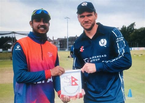 Nepal Suffer Eight Wicket Loss To Scotland In Glasgow The Himalayan Times Nepals No1