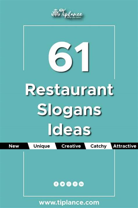 61 Catchy Restaurant Slogans and taglines to Sell More - Tiplance