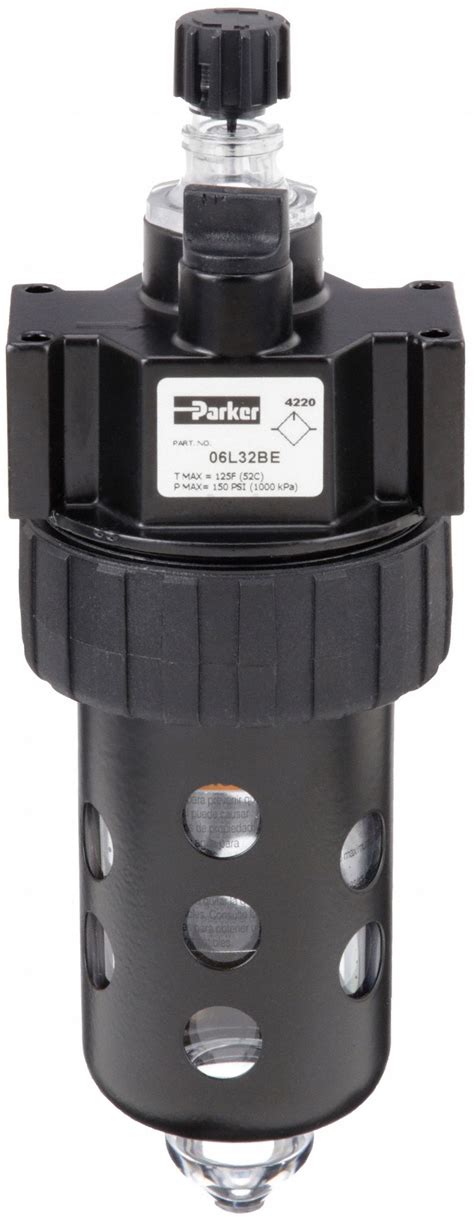 PARKER Mist 1 2 In NPT Compressed Air Lubricator 409X62 06L32BE