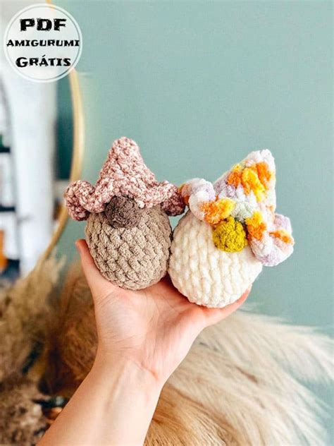 Pequeno Gnomo Amigurumi Natal Receita PDF Grátis