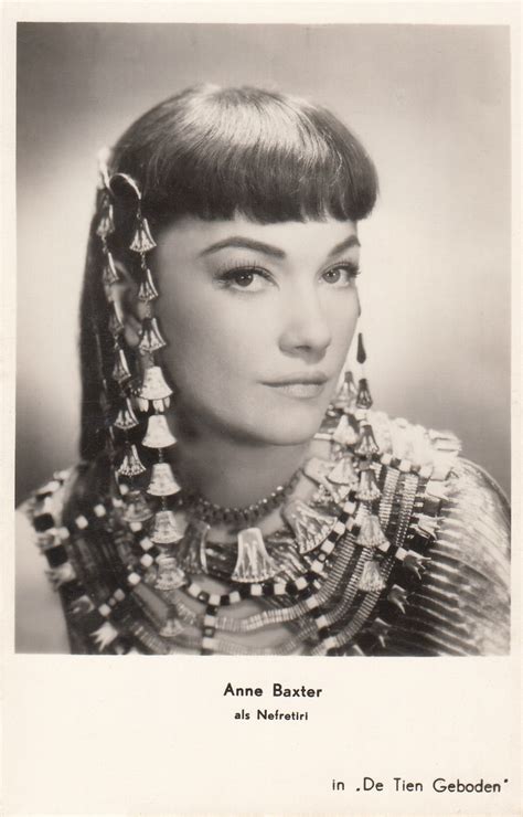 Anne Baxter In The Ten Commandments Dutch Postcard Flickr