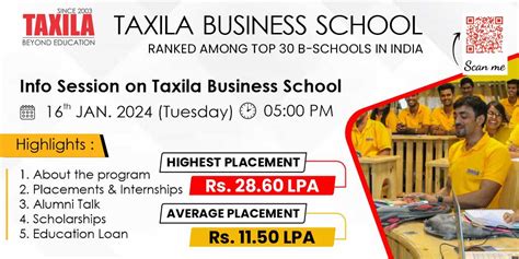 Info Session on Taxila Business School - Taxila Business School