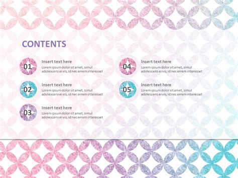 Free Powerpoint Templates Design Pink And Blue Dots With Gradation