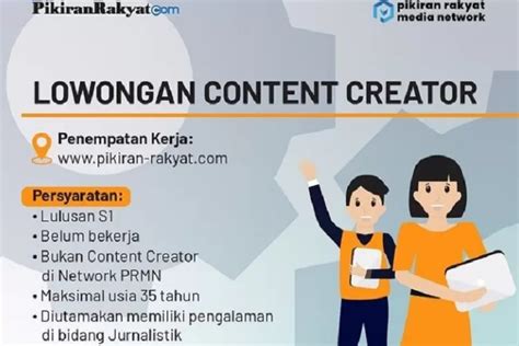 Lowongan Kerja Pikiran Rakyat Untuk Posisi Content Creator Deadline