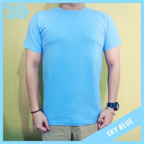 Jual Kaos Polos Premium Biru Langit Sky Blue Yangmasihpolos