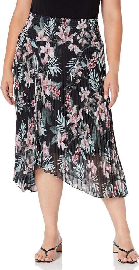 City Chic Women S Apparel Women S Plus Size Skirt Natalie Prt At Amazon Women’s Clothing Store