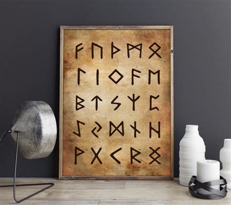 Viking Runes Wall Art – RageRabbit