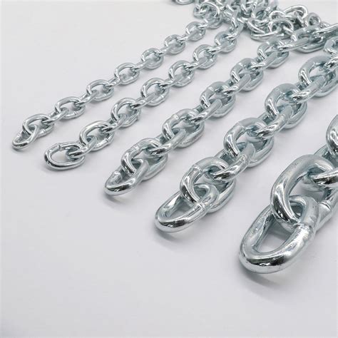 Din 766 Short Link Hot Dip Galvanized Chain Galvanised Chain Chains And G30 Commercial Chain