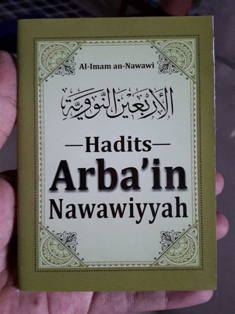 Buku Saku Hadits Arbain Nawawiyyah Lazada Indonesia