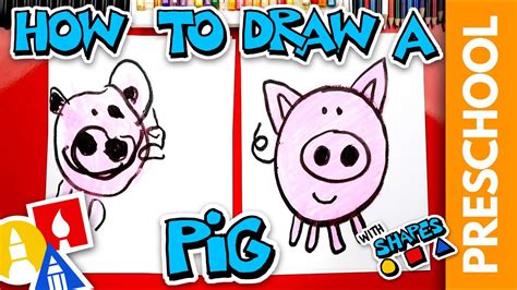 How To Draw A Pig For Kids