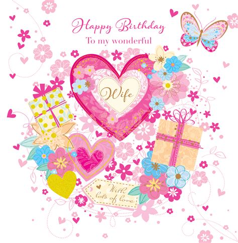 5 Best Printable Cards For Wife Pdf For Free At Printablee Birthday