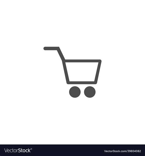 Shopping Cart Icon Design Template Royalty Free Vector Image