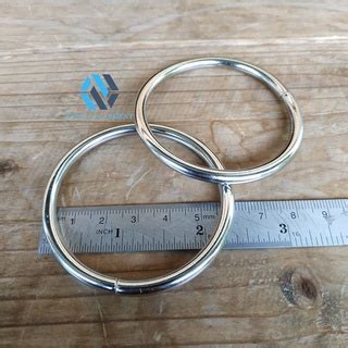 Jual Ring O Bulat Besi 6 0 Cm Warna Nikel Silver Premium Ring