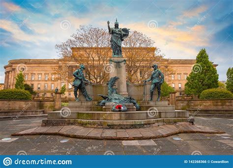 Memorial To The King`s Liverpool Regiment In Liverpool Uk Stock Photo