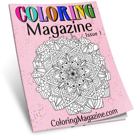 Printable Coloring Pages Coloring Magazine Issue 1