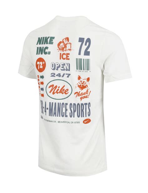 Nike Dri Fit 3mo Gfx T Shirts Mens Sports Tee Casual Top White Nwt