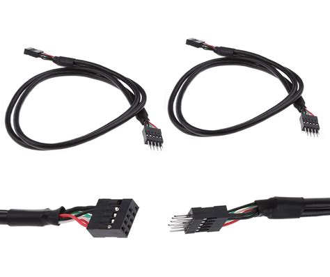 MEIRIYFA Cavo Di Prolunga USB Per Intestazione USB 2 0 9 Pin Maschio A