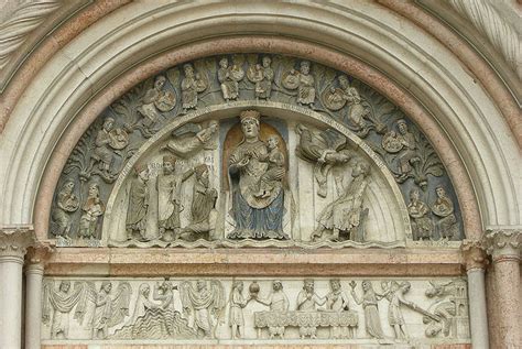 Benedetto Antelami S Masterpieces On The Facade Of The Parma Baptistery