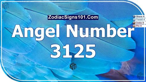 3125 Angel Number Spiritual Meaning And Significance Zodiacsigns101