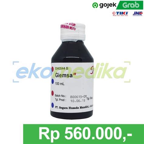 Jual Giemsa Stain Indo Reagent Giemsa 100Ml Larutan Giemsa 100 Ml