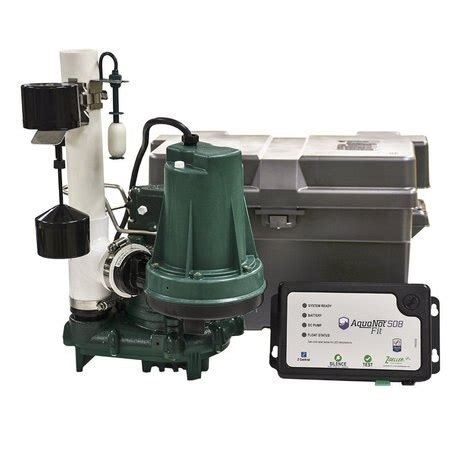 Zoeller Aquanot(R) Fit 508 1/3 hp Combination Primary and Battery ...