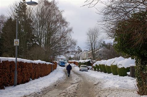 Snow In Kingsmuir Drive Peebles Jim Barton Geograph Britain And