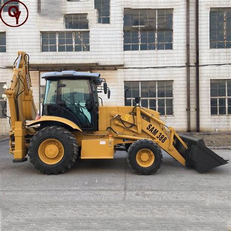 Construction Machine Ce Approved Excavator Loader Sam388 4WD Backhoe