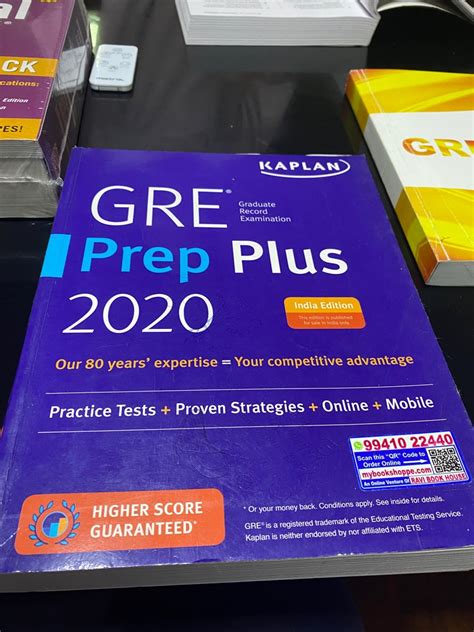 Kaplan Gre Prep Guide Hobbies Toys Books Magazines Textbooks On