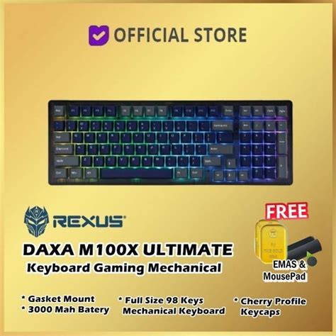 Jual Rexus Daxa M X Ultimate Keyboard Gaming Mechanical M X M