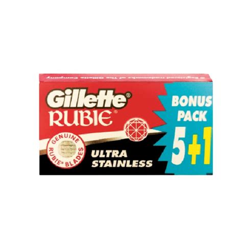GILLETTE Rubie Blade Ultra Stainless price in the Philippines | MedsGo ...