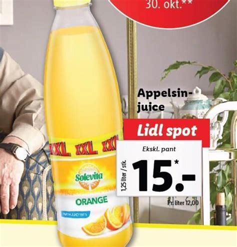 Appelsin Juice Tilbud Hos Lidl