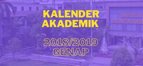 Kalender Akademik Genap Prodi Kesehatan Masyarakat S