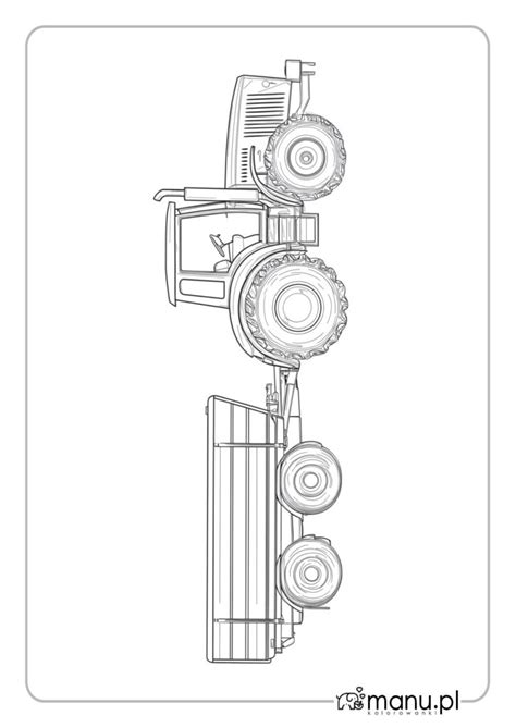 Kolorowanki Traktory do Druku 36 Autorskich Wzorów