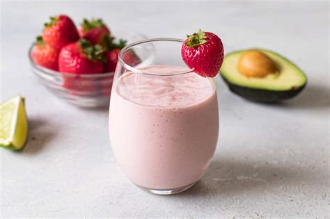 Strawberry Avocado Smoothie Girl Gone Gourmet