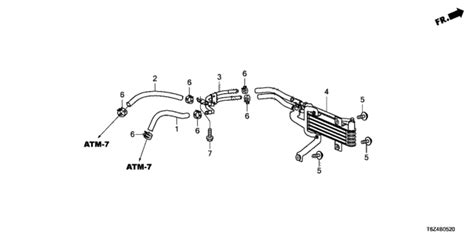 Atf Cooler Honda Ridgeline Door Rtl T Awd Navi Ka At