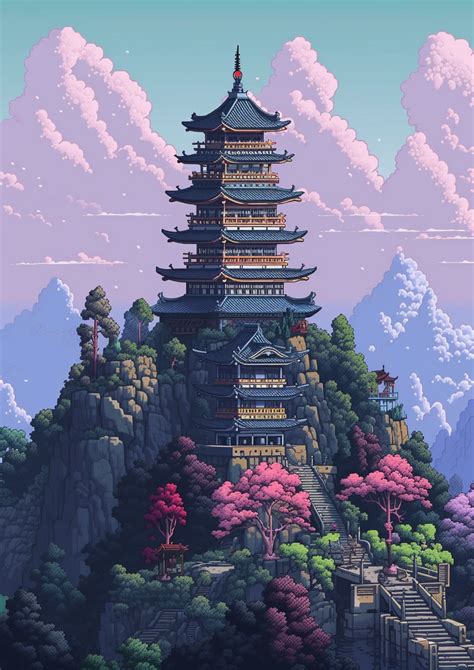 Poster On Poster Prints Asian Architecture City Painting